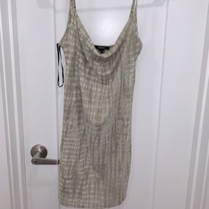 Forever 21 green snake print dress